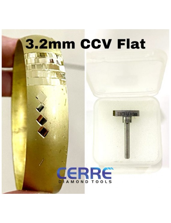 Cerre Tools 3.20/CCV-FLAT H15 Diamond Hammer Jewelry Making Design 1pcs