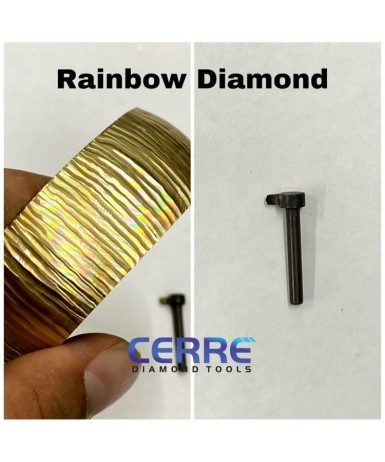 Cerre Rainbow Diamond Background Jewelry Making Design 1pcs