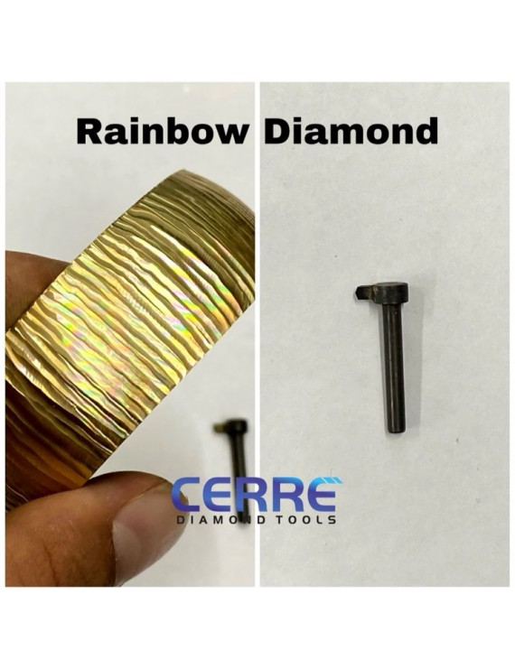 Cerre Rainbow Diamond Background Jewelry Making Design 1pcs