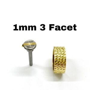 Diamond Fly Wheel 1mm 3 Facet