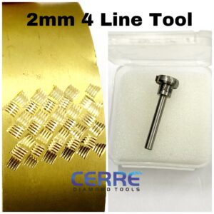 Diamond Fly Wheel 2mm 4 Line Tool