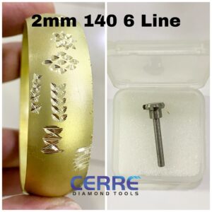 Diamond Fly Wheel 2mm 140 6 Line