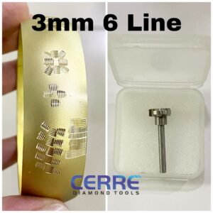Diamond Fly Wheel 3mm 6 Line
